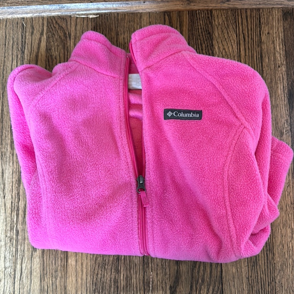 Columbia Pink Fleece Jacket
